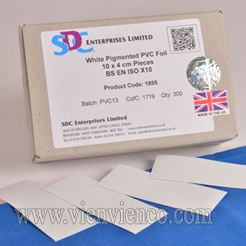 Lá nhựa PVC trắng
